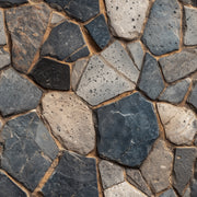 Irregular Flagstone Wallpaper Rock Wall Masonry Removable Wall Decor design