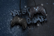 Dark Graffiti Gaming Controller Wall Mural design