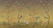 Vintage Bird and Blossom Wallpaper Nature Mural design