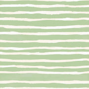 Sage Green Horizontal Stripe Geometric Wallpaper design