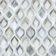 Cream and Gold Look Lattice Geometric Wallpaper design