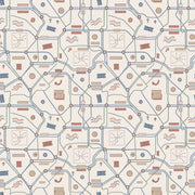 Mid Century Modern Wallpaper Retro Mural Minimalist Wall Decor design