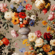 Vintage Multicolor Floral Bouquet Wallpaper design