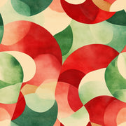 Cream and Multicolor Abstract Geometric Wallpaper design