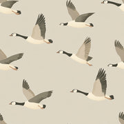 Neutral Beige Flying Geese Wallpaper design