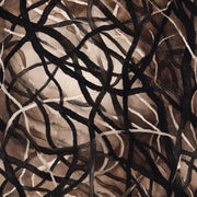 Mocha and Black Abstract Interwoven Pattern Wallpaper design