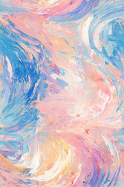 Pastel Swirl Abstract Pattern Wallpaper design