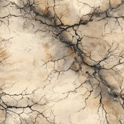 Earthy Beige and Black Marble Crack Wallpaper design