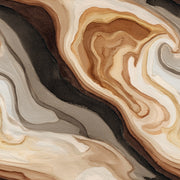 Warm Earth Tones Abstract Swirl Wallpaper design