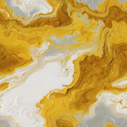 Golden Look Yellow Abstract Marble Swirl Wallpaper design