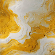 Golden Look Yellow Swirl Abstract Wallpaper design