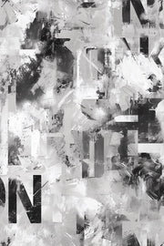 Monochrome Abstract Brushstroke Wallpaper design
