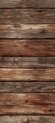 Aged Chestnut Wood Plank Effect Wallpaper design