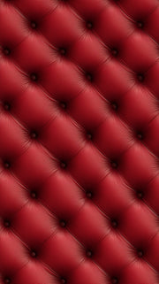 Deep Red Quilted Effect Wallpaper design