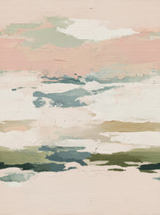 Cream Pastel Abstract Brushstroke Wallpaper design