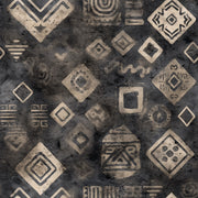 Black and Beige Tribal Geometric Wallpaper design