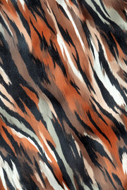 Mocha Brown Abstract Brushstroke Wallpaper design