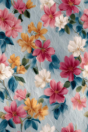Vibrant Multicolor Large Floral Wallpaper design