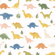Multicolor Dinosaur Playful Kids Wallpaper design