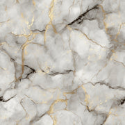 White and Golden Look Marble Texture Wallpaper design