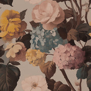 Multicolor Vintage Floral Bouquet Wallpaper design