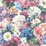 Vibrant Multicolor Garden Flower Wallpaper design