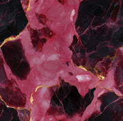 Dark Pink and Black Abstract Marble Pattern Wallpaper design