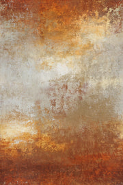 Rustic Orange and Gray Abstract Wallpaper design