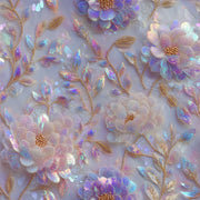 Floral Wallpaper Iridescent Modern Decorative Mural design