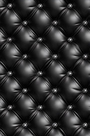 Luxury Tufted Wallpaper Modern Black Diamond Mural design