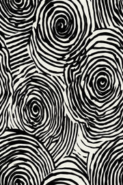 Geometric Wallpaper Black And White Removable Abstract Wall Mural design