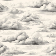 Clouds Wallpaper Gray Abstract Decorative Mural design