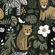 Jungle Wallpaper Animals Tropical Decorative Mural design