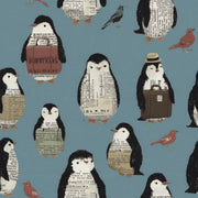 Penguins Wallpaper Birds Newspaper Print Decorative Mural design