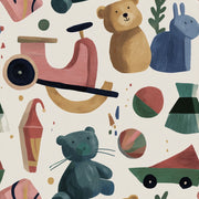 Toys Wallpaper Abstract Playful Decorative Mural design