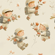 Astronaut Wallpaper Children Whimsical Wall Decor design