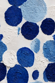 White Background Wallpaper Blue Abstract Decorative Mural design