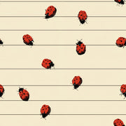Ladybugs Wallpaper Striped Modern Wall Art design