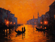 Gondolas Wallpaper Canal Removable European Wall Mural design