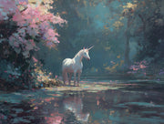 Unicorn Wallpaper Fantasy Removable Mystical Wall Mural design