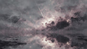 Cloudy Sky Wallpaper Modern Pink Wall Mural design