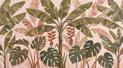 Shades Of Green Wallpaper Tropical Modern Wall Mural design
