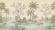 Tropical Wallpaper Vintage Floral Wall Mural design