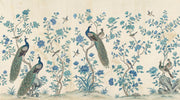 Chinoiserie Wallpaper Peacocks Traditional Asian Inspired Removable Wall Decor design