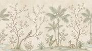 Floral Wallpaper Bird Deer Removable Wall Decor design