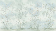 Floral Wallpaper Birds Vintage Wall Mural design
