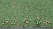 Floral Wallpaper Birds Removable Nature Wall Mural design