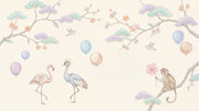 Watercolor Wallpaper Pastel Whimsical Wall Mural design