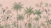 Tropical Birds Wallpaper Exotic Floral Wall Mural design