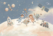 With Stars Wallpaper Starry Sky Removable Galaxy Wall Decor design